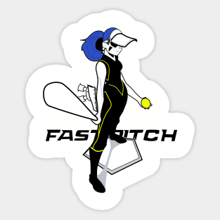 Fastpitch Bater Sticker